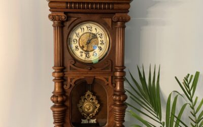 Antique 8- day Vienna Wall Clock